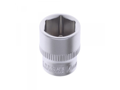 головка торцевая 6-гранная 1/4dr. 14мм от AV STEEL головка торцевая 6-гранная 1/4dr. 14мм