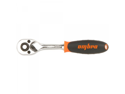 Рукоятка трещоточная 1/4"DR 72 зубца, Ombra 281402